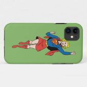 スーパーガールポーズ4 Case-Mate iPhoneケース (裏面(横))