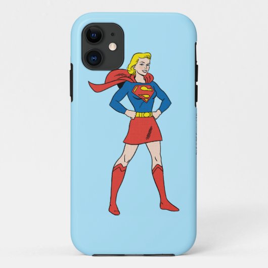 スーパーガールポーズ7 Case-Mate iPhoneケース (裏面)