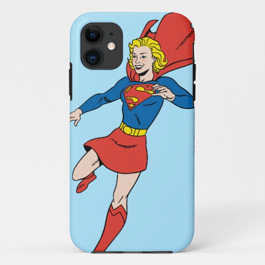 スーパーガールポーズ8 Case-Mate iPhoneケース (裏面)
