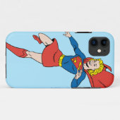スーパーガールポーズ8 Case-Mate iPhoneケース (裏面(横))