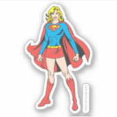 スーパーガールポーズ シール (正面)