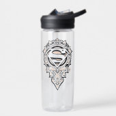 スーパーガールマンダラグラフィック ウォーターボトル (左面)