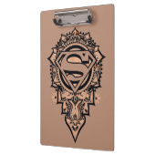 スーパーガールマンダラグラフィック クリップボード (左)