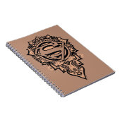 スーパーガールマンダラグラフィック ノートブック (右側)