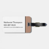 スーパーガールマンダラグラフィック ラゲッジタグ (裏面横)