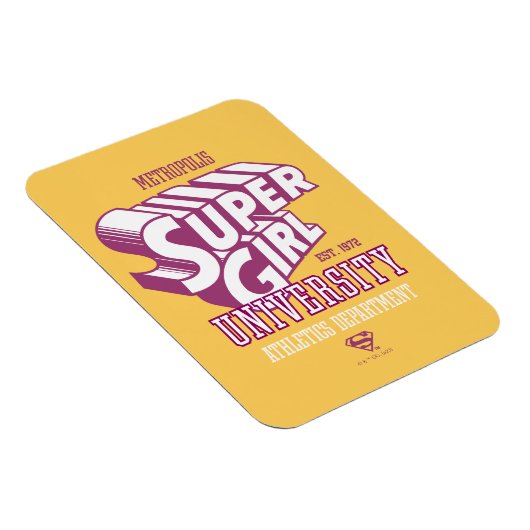 スーパーガールメトロポリス大学陸上競技部 マグネット (右側)