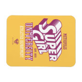 スーパーガールメトロポリス大学陸上競技部 マグネット (横)