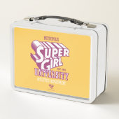 スーパーガールメトロポリス大学陸上競技部 メタルランチボックス (裏面)