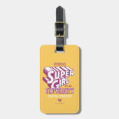 スーパーガールメトロポリス大学陸上競技部 ラゲッジタグ (正面縦)