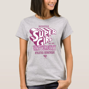 スーパーガールメトロポリス大学陸上競技部 Tシャツ
