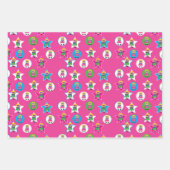 スーパーガールラッピング紙 ラッピングペーパーシート (正面)