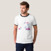 スーパーガールラブビー Tシャツ (正面フル)