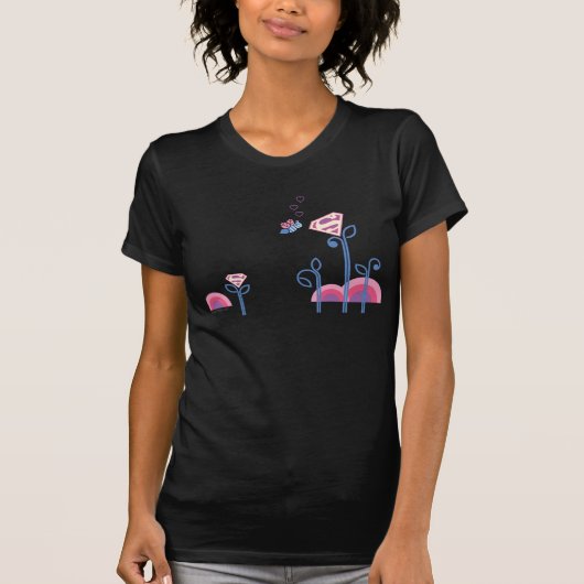 スーパーガールラブビー Tシャツ (正面)