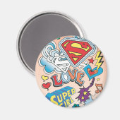 スーパーガールラブ マグネット (正面/裏面)