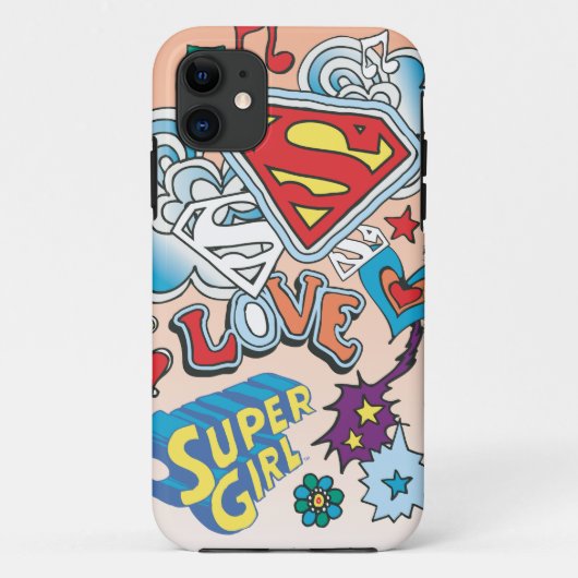 スーパーガールラブ Case-Mate iPhoneケース (裏面)