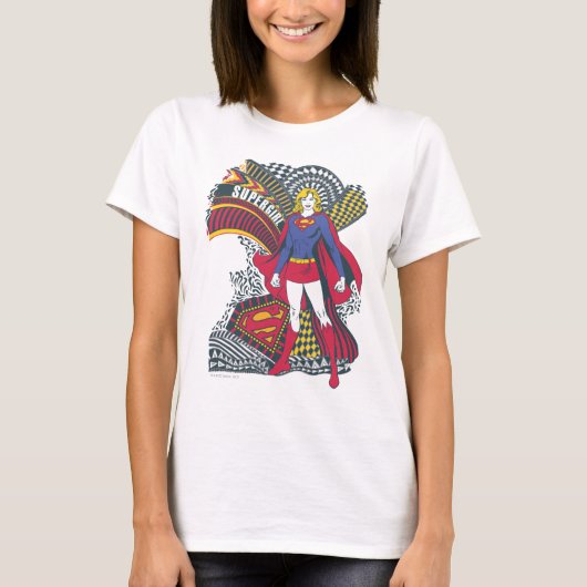 スーパーガールランダムワールド1 Tシャツ (正面)