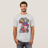 スーパーガールランダムワールド1 Tシャツ (正面フル)
