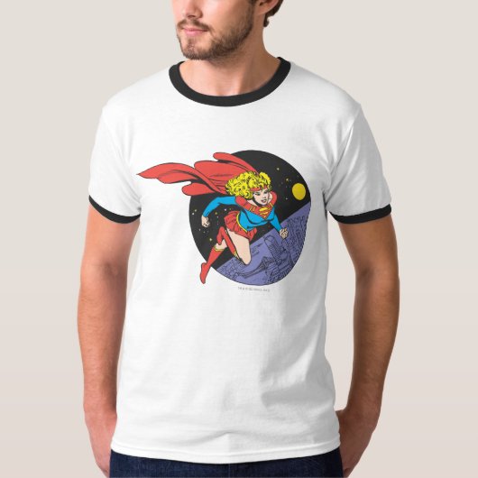 スーパーガールリープイン宇宙 Tシャツ (正面)