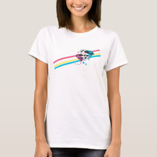 スーパーガールレインボーストライプズ Tシャツ