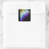 スーパーガールレインボー スクエアシール (バッグ)