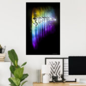 スーパーガールレインボー ポスター (ホームオフィス)