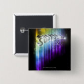 スーパーガールレインボー 缶バッジ (正面&裏面)