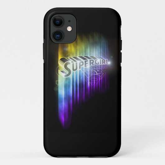 スーパーガールレインボー Case-Mate iPhoneケース (裏面)