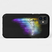 スーパーガールレインボー Case-Mate iPhoneケース (裏面(横))