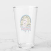 スーパーガールレトロネオンライトグラフィック タンブラーグラス (裏面)