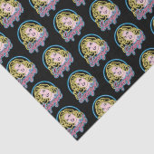 スーパーガールレトロネオンライトグラフィック 薄葉紙 (詳細)