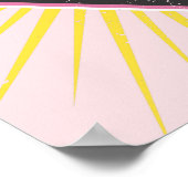 スーパーガールロゴ（クラウン付き） ポスター (角)