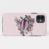 スーパーガールロゴ(バラ) Case-Mate iPhoneケース (裏面(横))