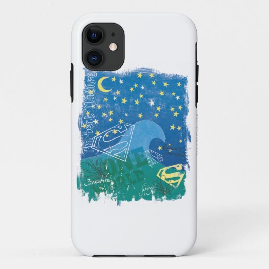 スーパーガールワンワールド Case-Mate iPhoneケース (裏面)