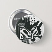 スーパーガール保itフレッシュ2 缶バッジ (正面&裏面)