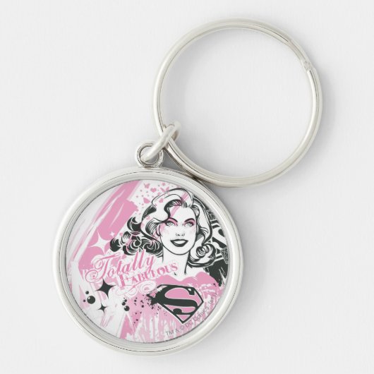 スーパーガール全く素晴らしい キーホルダー (正面)