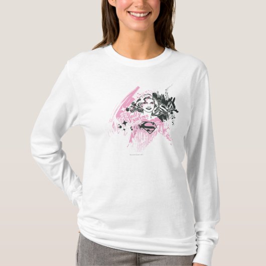 スーパーガール全く素晴らしい Tシャツ (正面)