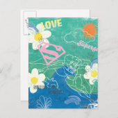 スーパーガール共有ザ・スピリット&ラブ ポストカード (正面/裏面)