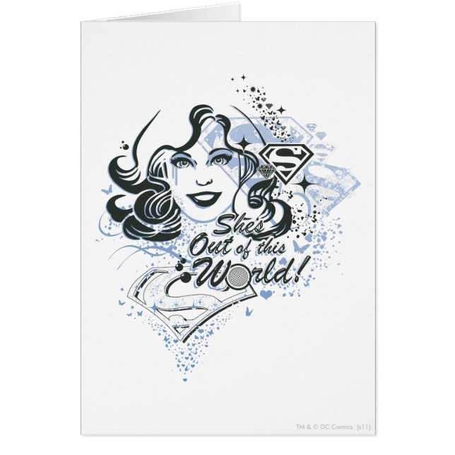 スーパーガール彼女は世界から出ている！ (正面)