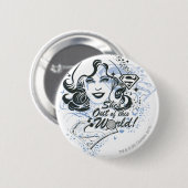 スーパーガール彼女は世界から出ている! 缶バッジ (正面&裏面)