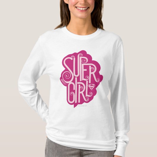 スーパーガール渦1 Tシャツ (正面)