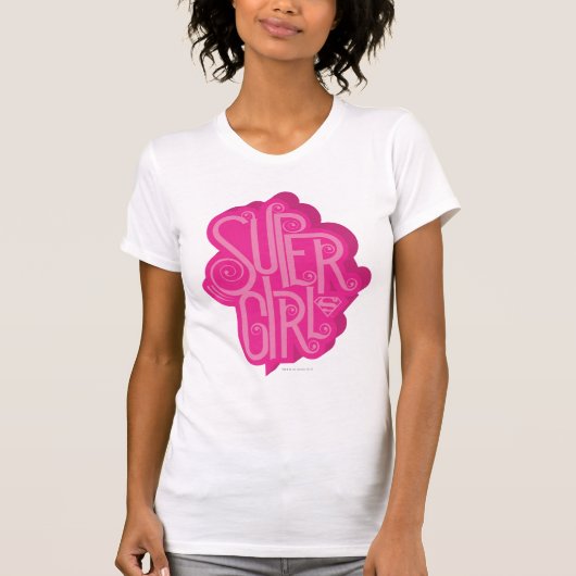 スーパーガール渦2 Tシャツ (正面)