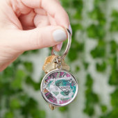 スーパーガール漫画ケーパーズパターン11 キーホルダー (手)