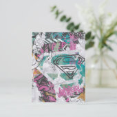 スーパーガール漫画ケーパーズパターン11 ポストカード (スタンド正面)