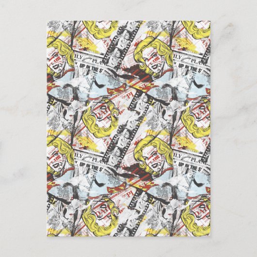 スーパーガール漫画ケーパーズパターン2 ポストカード (正面)