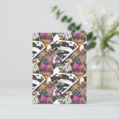 スーパーガール漫画ケーパーズパターン3 ポストカード (スタンド正面)