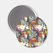 スーパーガール漫画ケーパーズパターン7 マグネット (正面/裏面)