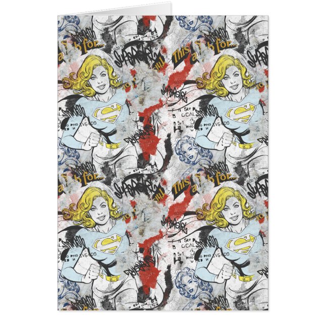 スーパーガール漫画ケーパーズパターン9 (正面)