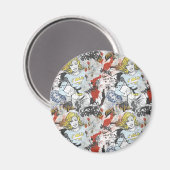 スーパーガール漫画ケーパーズパターン9 マグネット (正面/裏面)