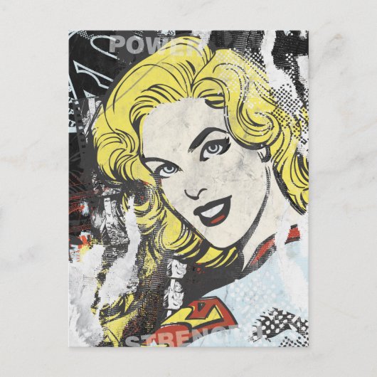 スーパーガール漫画ケーパーズ1 ポストカード (正面)