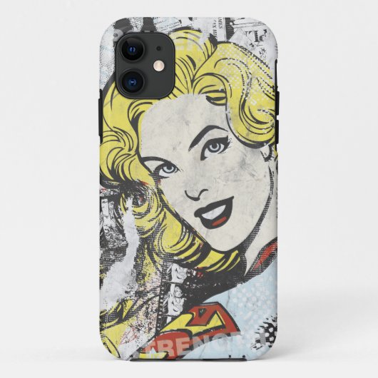 スーパーガール漫画ケーパーズ1 Case-Mate iPhoneケース (裏面)